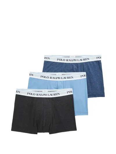 Polo Ralph Lauren Logo-waistband Boxers (set Of Three) In Multi