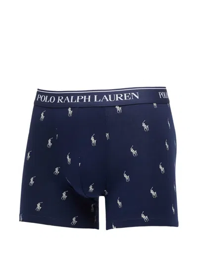 Polo Ralph Lauren Logo-waistband Boxers (set Of Three) In Multi