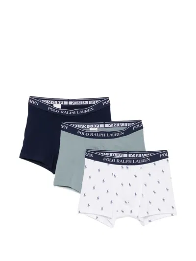 Polo Ralph Lauren Logo-waistband Three-pack Boxers (set Of 3) In Multi
