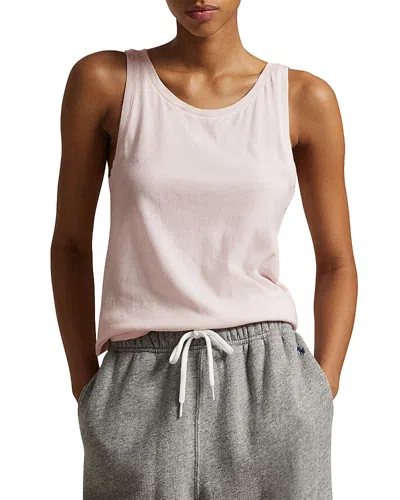 Polo Ralph Lauren Long And Lean Tank Top In Pink