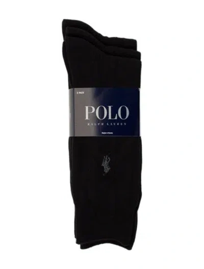 Pre-owned Polo Ralph Lauren Long Dress Socks W/tags In Multi