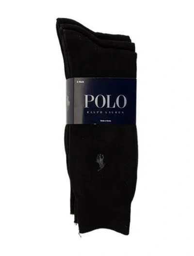Pre-owned Polo Ralph Lauren Long Dress Socks W/tags In Multi