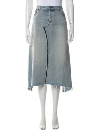 Pre-owned Polo Ralph Lauren Long Skirt In Blue