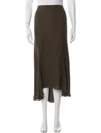 Pre-owned Polo Ralph Lauren Long Skirt In Green
