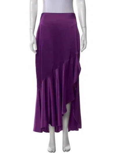 Pre-owned Polo Ralph Lauren Long Skirt In Purple