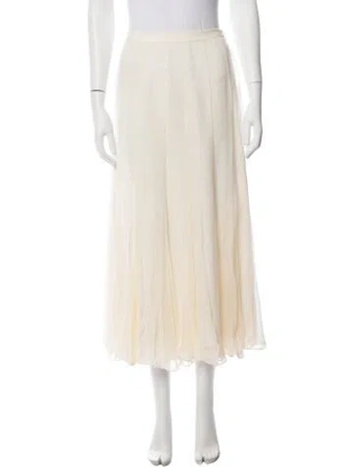 Pre-owned Polo Ralph Lauren Long Skirt W/ Tags In Neutrals
