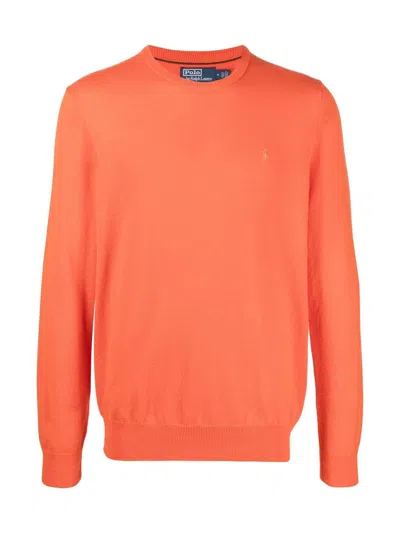 Polo Ralph Lauren Long Sleeve Basic Pullover In Yellow