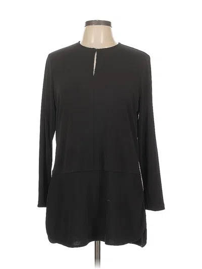 Pre-owned Polo Ralph Lauren Long Sleeve Blouse In Black