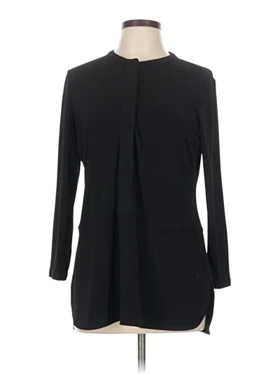 Pre-owned Polo Ralph Lauren Long Sleeve Blouse In Black