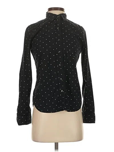 Pre-owned Polo Ralph Lauren Long Sleeve Blouse In Black