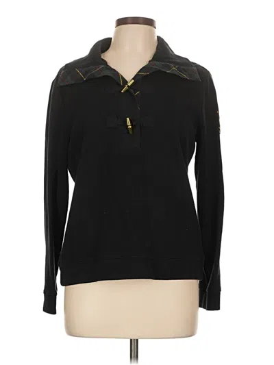 Pre-owned Polo Ralph Lauren Long Sleeve Blouse In Black