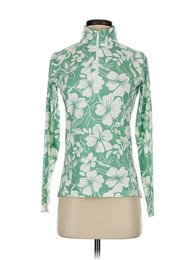 Pre-owned Polo Ralph Lauren Long Sleeve Blouse In Green