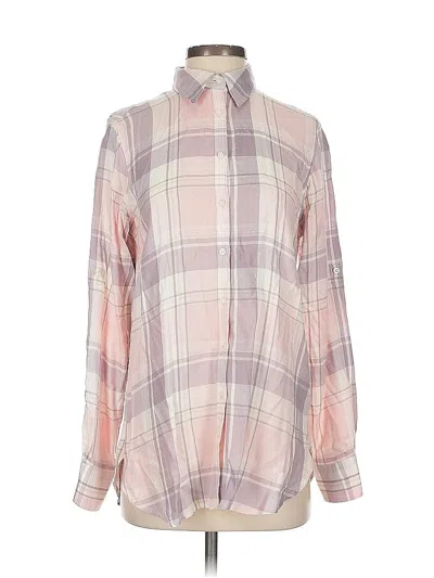 Pre-owned Polo Ralph Lauren Long Sleeve Blouse In Pink