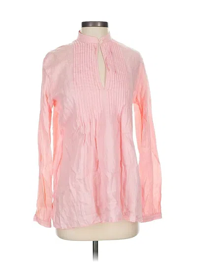 Pre-owned Polo Ralph Lauren Long Sleeve Blouse In Pink