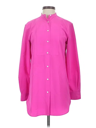 Pre-owned Polo Ralph Lauren Long Sleeve Blouse In Pink