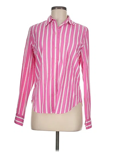 Pre-owned Polo Ralph Lauren Long Sleeve Blouse In Pink