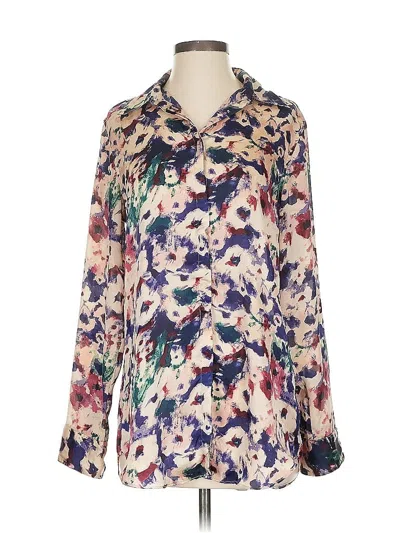 Pre-owned Polo Ralph Lauren Long Sleeve Blouse In White