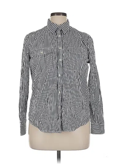 Pre-owned Polo Ralph Lauren Long Sleeve Button Down Shirt In Black