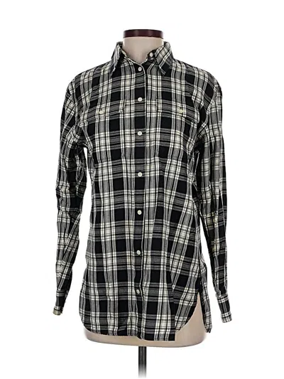 Pre-owned Polo Ralph Lauren Long Sleeve Button Down Shirt In Black