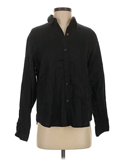 Pre-owned Polo Ralph Lauren Long Sleeve Button Down Shirt In Black
