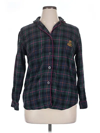 Pre-owned Polo Ralph Lauren Long Sleeve Button Down Shirt In Black