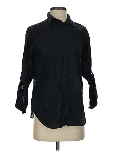 Pre-owned Polo Ralph Lauren Long Sleeve Button Down Shirt In Black