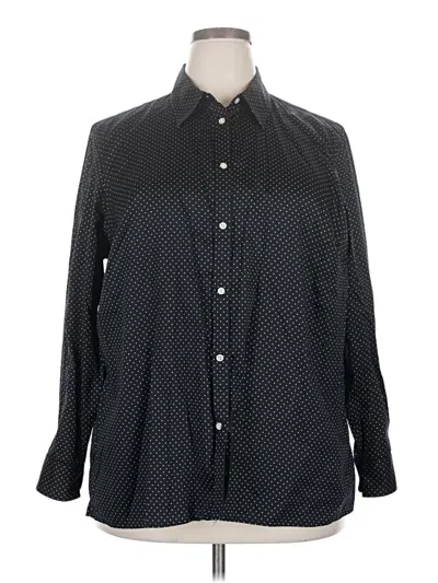 Pre-owned Polo Ralph Lauren Long Sleeve Button Down Shirt In Black