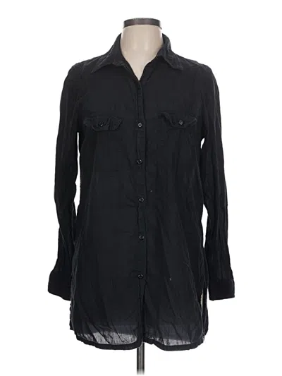 Pre-owned Polo Ralph Lauren Long Sleeve Button Down Shirt In Black