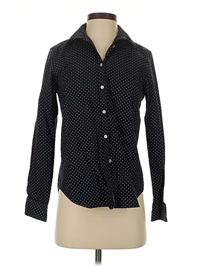 Pre-owned Polo Ralph Lauren Long Sleeve Button Down Shirt In Black