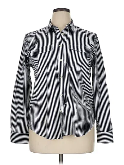Pre-owned Polo Ralph Lauren Long Sleeve Button Down Shirt In Black