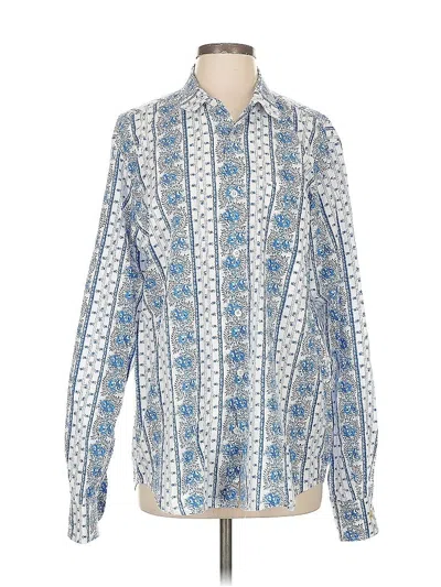 Pre-owned Polo Ralph Lauren Long Sleeve Button Down Shirt In Blue