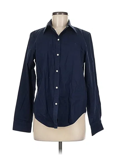 Pre-owned Polo Ralph Lauren Long Sleeve Button Down Shirt In Blue