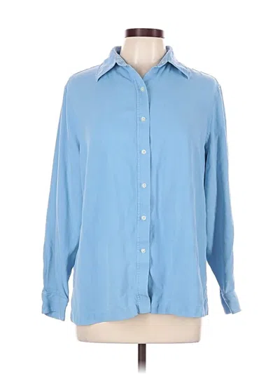 Pre-owned Polo Ralph Lauren Long Sleeve Button Down Shirt In Blue