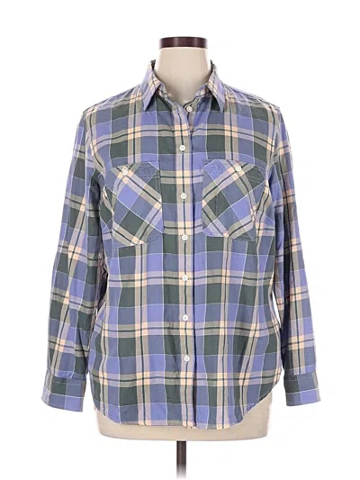 Pre-owned Polo Ralph Lauren Long Sleeve Button Down Shirt In Blue