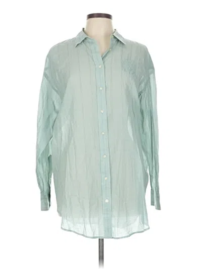 Polo Ralph Lauren Long Sleeve Button Down Shirt In Blue