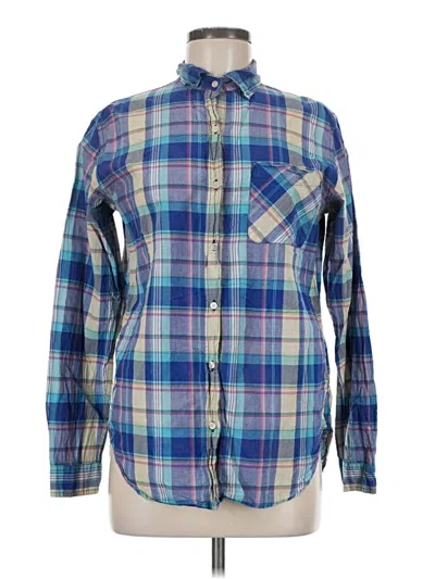 Pre-owned Polo Ralph Lauren Long Sleeve Button Down Shirt In Blue