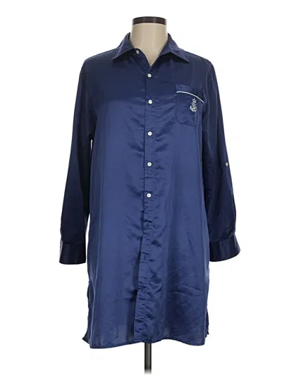 Pre-owned Polo Ralph Lauren Long Sleeve Button Down Shirt In Blue