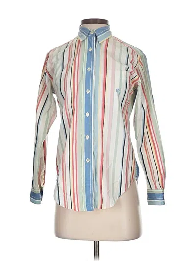 Pre-owned Polo Ralph Lauren Long Sleeve Button Down Shirt In Blue