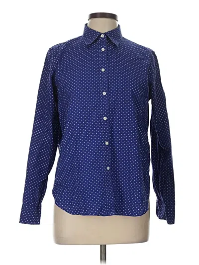 Pre-owned Polo Ralph Lauren Long Sleeve Button Down Shirt In Blue