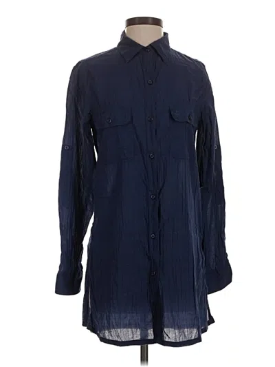 Pre-owned Polo Ralph Lauren Long Sleeve Button Down Shirt In Blue