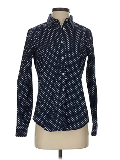 Pre-owned Polo Ralph Lauren Long Sleeve Button Down Shirt In Blue