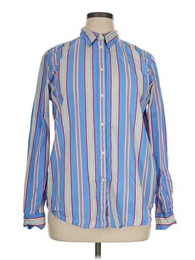 Pre-owned Polo Ralph Lauren Long Sleeve Button Down Shirt In Blue