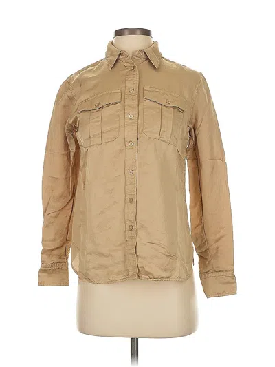 Pre-owned Polo Ralph Lauren Long Sleeve Button Down Shirt In Brown