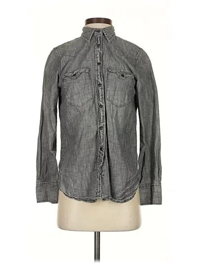 Pre-owned Polo Ralph Lauren Long Sleeve Button Down Shirt In Gray