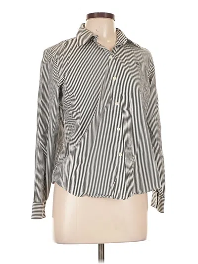 Pre-owned Polo Ralph Lauren Long Sleeve Button Down Shirt In Gray