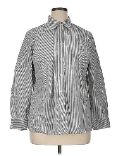 Pre-owned Polo Ralph Lauren Long Sleeve Button Down Shirt In Gray