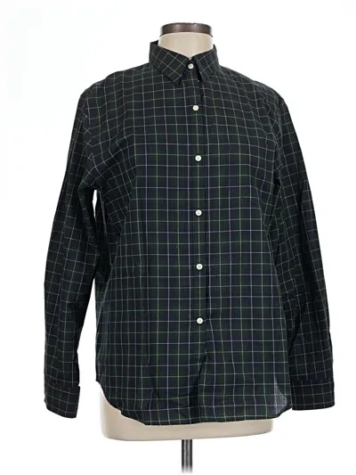 Pre-owned Polo Ralph Lauren Long Sleeve Button Down Shirt In Green
