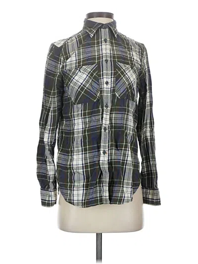 Pre-owned Polo Ralph Lauren Long Sleeve Button Down Shirt In Green