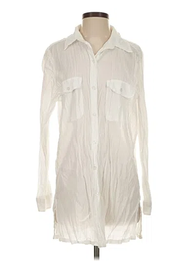 Pre-owned Polo Ralph Lauren Long Sleeve Button Down Shirt In Ivory