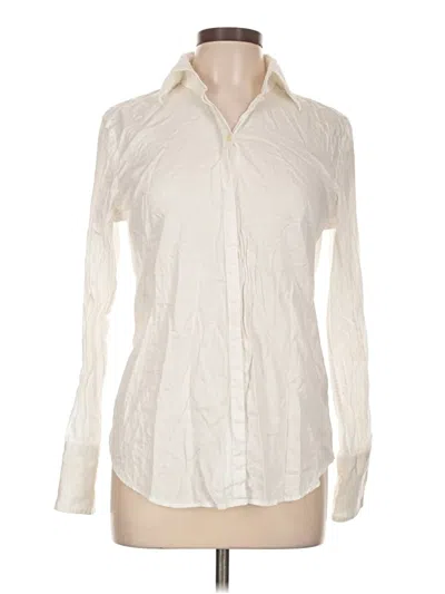 Pre-owned Polo Ralph Lauren Long Sleeve Button Down Shirt In Ivory